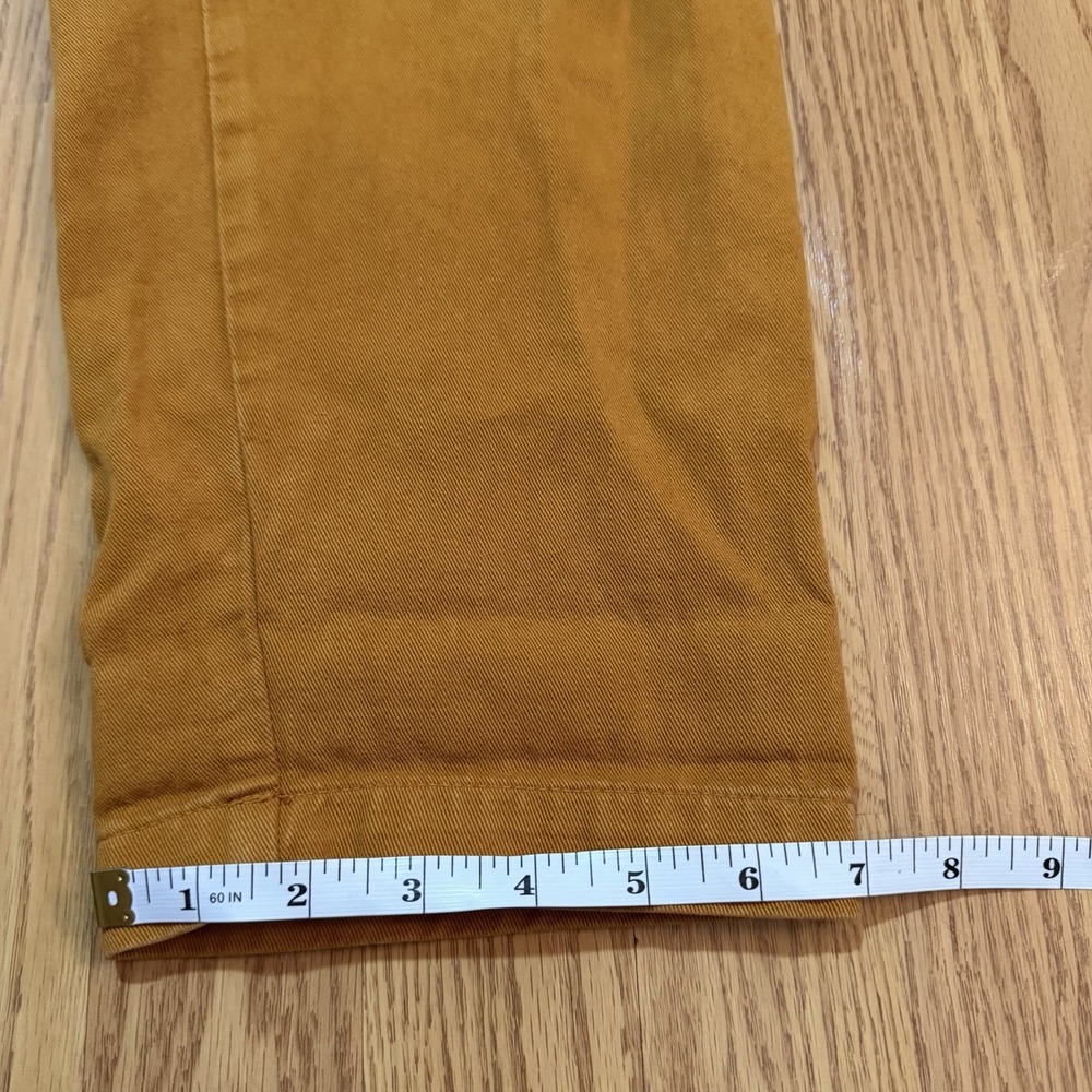 Big Bud Press Pencil Pants Womens Large Brownish High Waisted Cotton Tapered Leg - Picture 6 of 12
